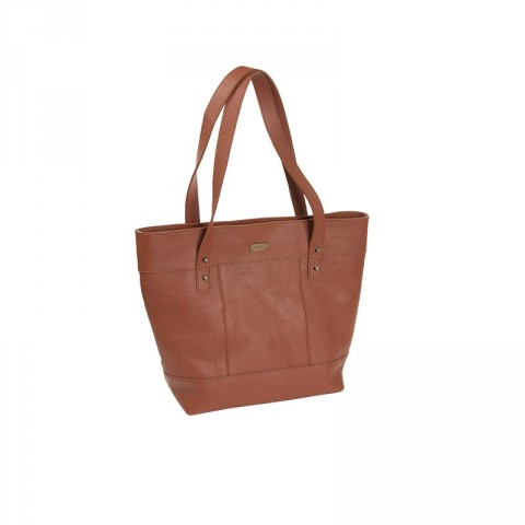 High Discount Nathania Structured Leather Bag With Zip