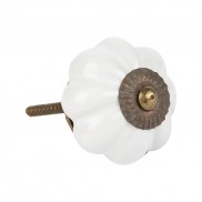 Solid Flower Shaped Doorknob
