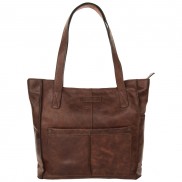 Kailee Leather Oversized Shopper Bag