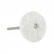 Large Engraved Flower Doorknob