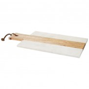 Marble and Wooden Rectangular Board