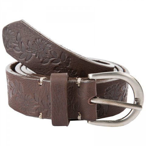 Mieke Deep Embossed Leather Belt