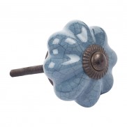 Flower Shape Medium Crackle Doorknob