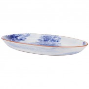 Occasional Blue Oval Platter