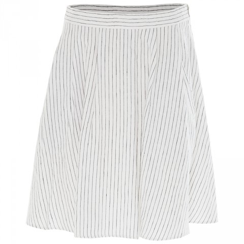 High Discount Michelle Linen Stripe Skirt