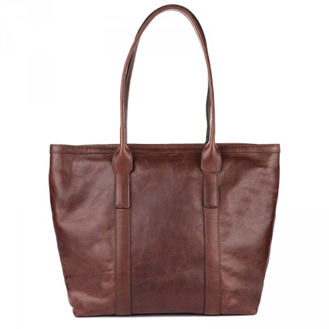 Appy Leather Shopper
