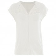 High Discount Sharon Lace V-Neck Tee