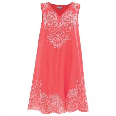 High Discount Luca Embroidered Double Layer Dress