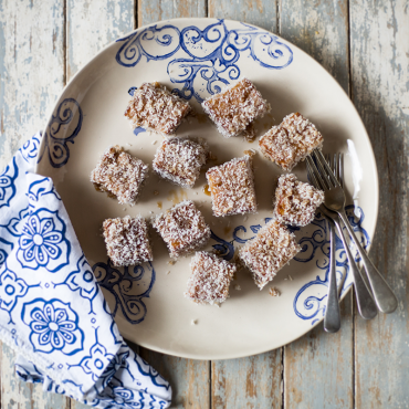 A carefree festive season with Poetry & The Food Fox: Salted Caramel Lamingtons